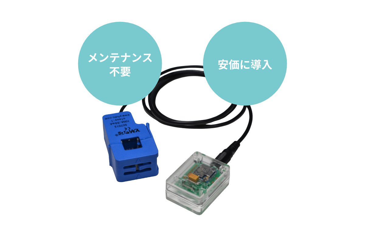 無給電・メンテナンス不要の電力計測センサ C3lessセンサMODE(モード)DXを加速させるIoTソリューション